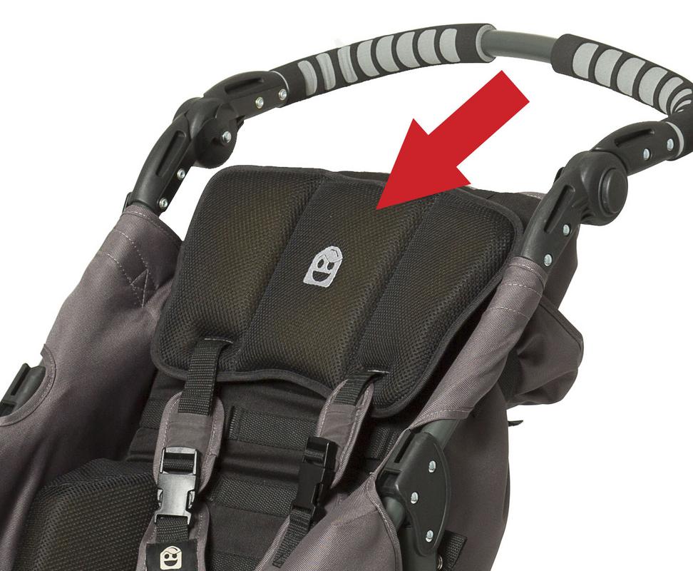 pushchair head support